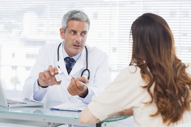 the doctor recommends a cure for papillomavirus
